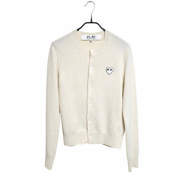 COMME DES GARCONS レディースラウンドネックカーディガンアイボリー 160336719 [P]