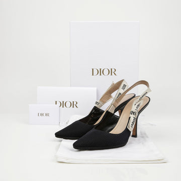 DIOR Technischer Stoff Slingback-Pumps Schwarz 159886893 [P]