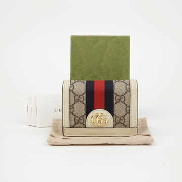 GUCCI オフィディア GG カードケース ホワイト 159887349 [P]