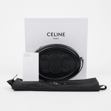 CELINE Ovaler Crossbody Bag Schwarz 159887046 [P]