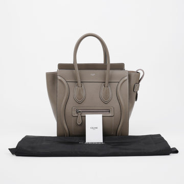 CELINE Mikro-Luggage Shopper-Tote aus Kappenleder 160103646 [P]
