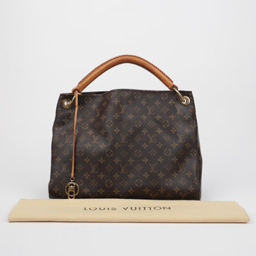 LOUIS VUITTON Monogram Canvas Schultertasche MM 160106229 [P]