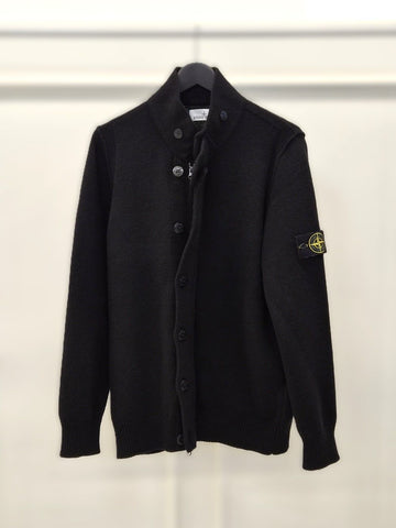 Stone Island High-Neck Wool Knit Cardigan Condition A 160337358 [P]