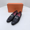 Hermes Leather Women's Loafers Black 160338847 [P]