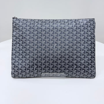 GOYARD Senna Clutch Bag Grau 160339108 [P]