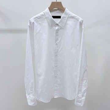 LOUIS VUITTON モノグラムプリンテッドシャツホワイト 3XL 160339861 [P]