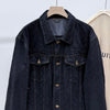 LOUIS VUITTON Denim-Jacke Schwarz 54 160339919 [P]