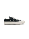 COMME DES GARCONS Converse Chuck Taylor Low Top Schwarz mit Kleinem roten Herz 142602324 [P]