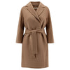MaxMara 25FW ARONA Virgin Wool Robe Coat Camel 2529016071 045 149268372 [P]