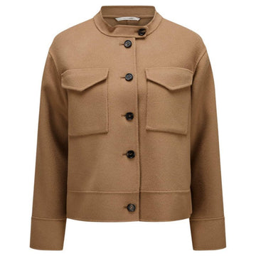MAXMARA ポケットウールジャケットキャメル 2429046043 045 119577576 [P]