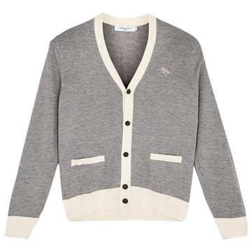 MAISON KITSUNE ベイビー・フォックス・バイカラー・カーディガン H150 H150 56562653 [P]