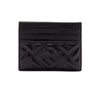 Fendi FF Logo Baguette Card Holder Black 160299010 [P]