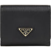 PRADA Vitelho Move dreifaches Portemonnaie schwarz 160344773 [P]