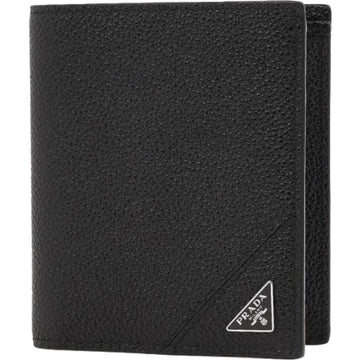 PRADA 2MO004 2CB2 F0002 Vitello Dreieckslogo Geldbörse 160344774 [P]