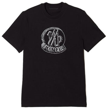 MONCLER 26 ラージ ハンド スケッチ ロゴ Tシャツ 156933797 [P]