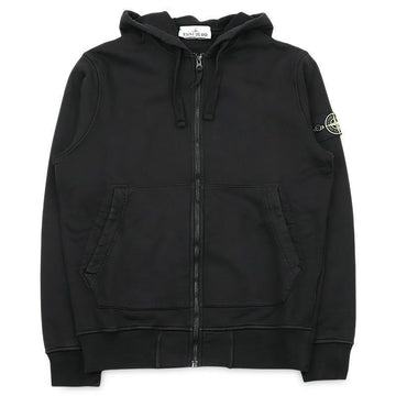 Stone Island Men's Patch Cotton Fleece Hoodie Jacket 153364496 [P]