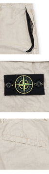 Stone Island Men's Patch Logo Cotton Cargo Shorts 153244530 [P]