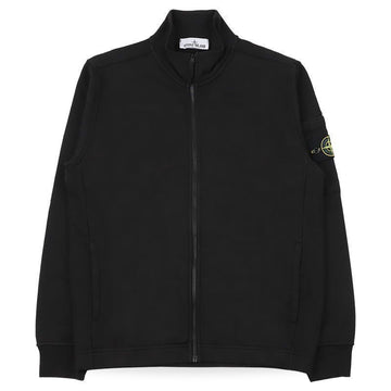 STONE ISLAND ストーン 男性 ワッペン パッチ ハイネック コットン ジップアップジャケット（ブラック） L1S15 6100018 S0410 V0029 151256225 [P]