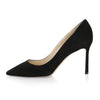 JIMMY CHOO Romy 85 Pumps Hochhacke aus Wildleder schwarz 138878902 [P]