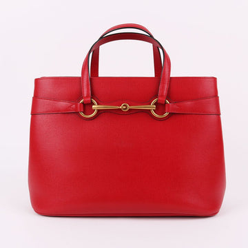 GUCCI Tote- und Schultertasche mit Horsebit-Motiv in Rot 319795 160349245 [P]