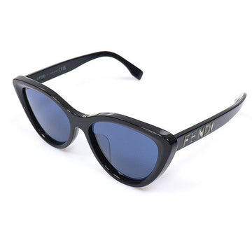 Fendi Black Frame Logo Temple Cat Eye Women's Sunglasses FE40087U 160349267 [P]