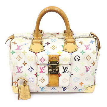 Louis Vuitton Monogram Multicolor White Speedy 30 Tote Bag 160349274 [P]