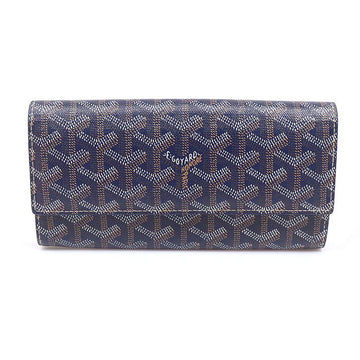 GOYARD Navy Canvas Wallet CO75049GO 160349285 [P]