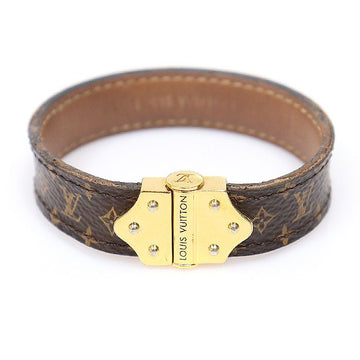 Louis Vuitton Monogram Canvas Nano Monogram Women's Bracelet Size 17 160349309 [P]