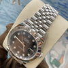 Rolex Datejust 41mm Diamond 10p Black Dial 126334 160351377 [P]