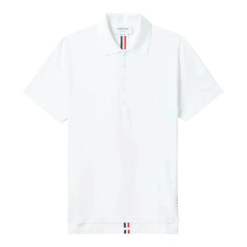 THOM BROWNE クラシックピケストライプリラックスポロ 156961557 [P]