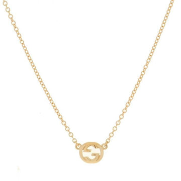 GUCCI Interlocking 18K Anhänger Halskette 160353776 [P]