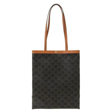Celine Triomphe Canvas Medium Flat Shopper 160353927 [P]