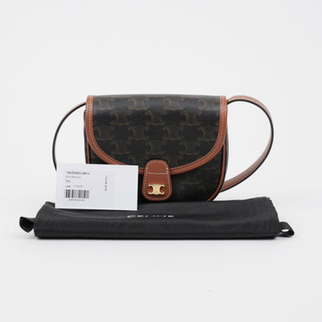 CELINE Damen Mini Schultertasche aus Canvas in Beige 160220345 [P]