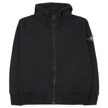 STONE ISLAND Herren Baumwoll Fleece Kapuzenjacke (Schwarz) L2S15 6100009 S0051 V0029 160354395 [P]