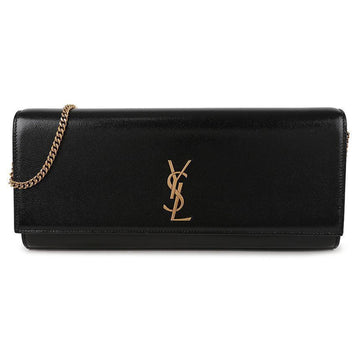 SAINT LAURENT グラン ド プードル レザー素材 クラッチバッグ 851921-AAGBE-1000 156973634 [P]