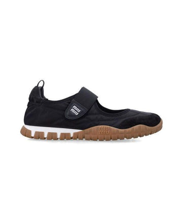 Miu Miu Functional Material and Suede Ballerina Shoes 156799889 [P]