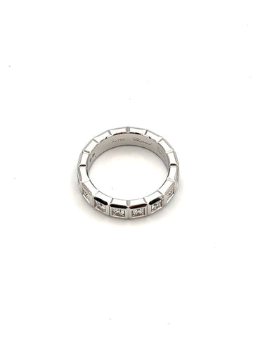 Chopard Ice Cube Half Diamond Ring 4MM 829834 160363690 [P]