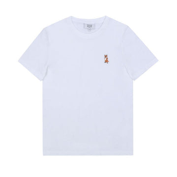 MAISON KITSUNE Kurzarm T-Shirt mit Fox-Patch 155629133 [P]
