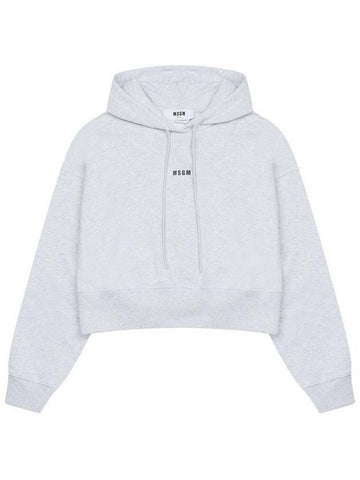 MSGM Mikro Logo Crop Hoodie 2000MDM509 200003 94 133039852 [P]