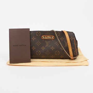 Louis Vuitton Eva Clutch Monogram Canvas Shoulder Crossbody Bag 159884720 [P]