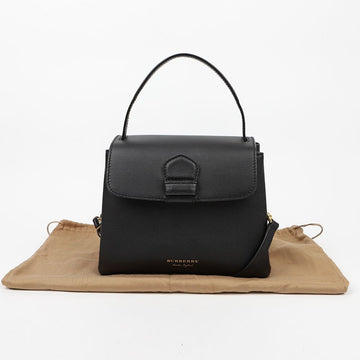 Burberry Grainy House Check Camberley Small Tote Bag Black 160219779 [P]