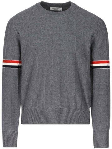 THOM BROWNE ウールリラックスプルオーバーニット MKA496A Y1002 035 133071803 [P]
