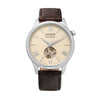 CITIZEN Herren Lederuhr mit Offenen Herzen 151765825 [P]