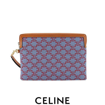 Celine Triomphe Logo Women's Clutch Bag 10J503D37.GHU9 156963098 [P]