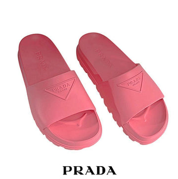PRADA レディース ラバー スライド サンダル ピンク 1XX626 3LKV F0638 154407376 [P]