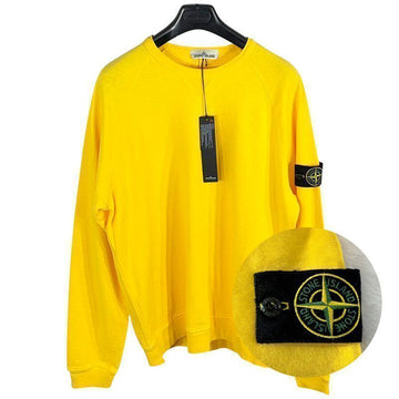 STONE ISLAND Herren Sweatshirt mit Logo-Patch Gelb V0130 150519604 [P]