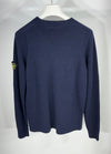 Stone Island Men's Patch Round Neck Knit Sweater Navy 7315505A3 V0020 Authentic 100% 149806343 [P]