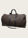 LOUIS VUITTON Monogram Macassar Bandoulière Keepall 55 160365542 [P]