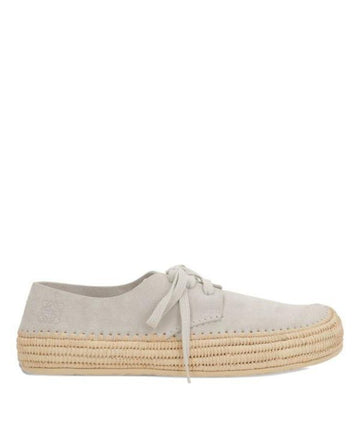 Loewe Rio Lace-Up in Suede and Laffia M526284X01 1130 151059613 [P]
