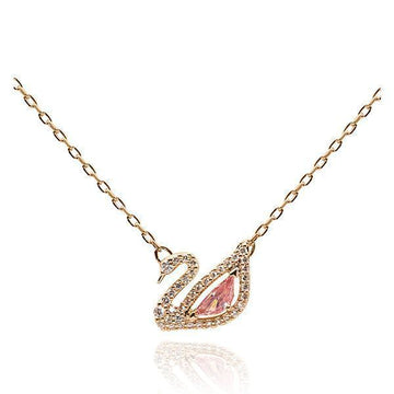 SWAROVSKI ダズリングスワン ピンクスワン 女性ネックレス 44897893 [P]
